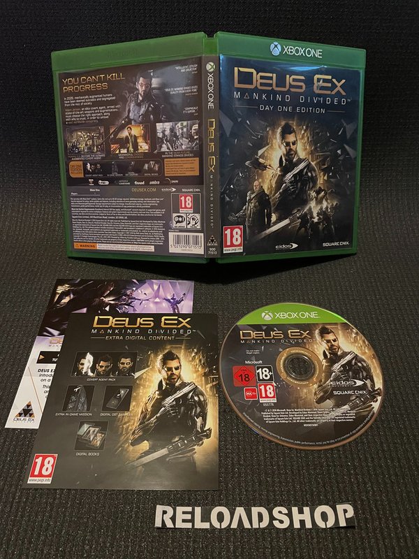 Deus Ex Mankind Divided Xbox One (käytetty)