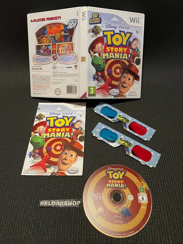 Disney Pixar Toy Story Mania Wii (käytetty) CiB