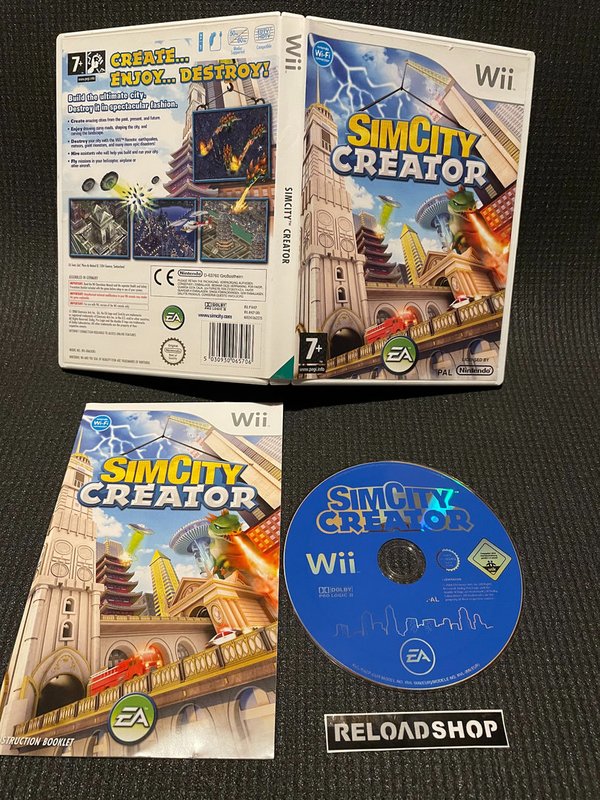 SimCity Creator Wii (käytetty) CiB