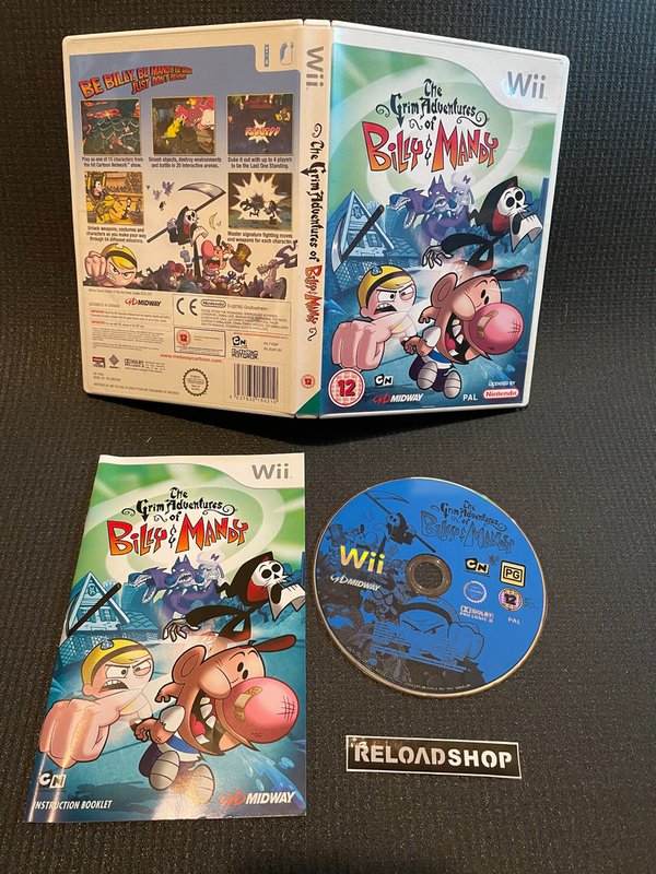 The Grim Adventures of Billy and Mandy Wii (käytetty) CiB