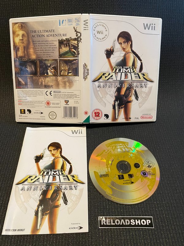 Tomb Raider Anniversary Wii (käytetty) CiB