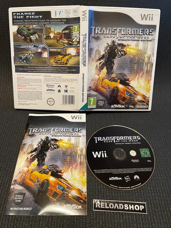 Transformers Dark of the Moon - Stealth Force Edition Wii (käytetty) CiB