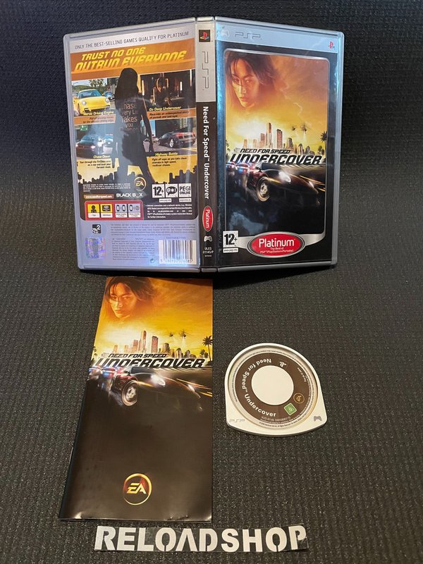 Need for Speed Undercover Platinum PSP (käytetty) CiB