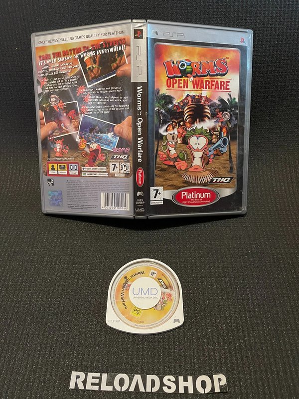 Worms Open Warfare Platinum PSP (käytetty)