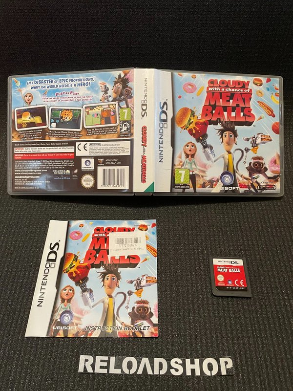 Cloudy With A Chance Of Meatballs DS (käytetty) CIB