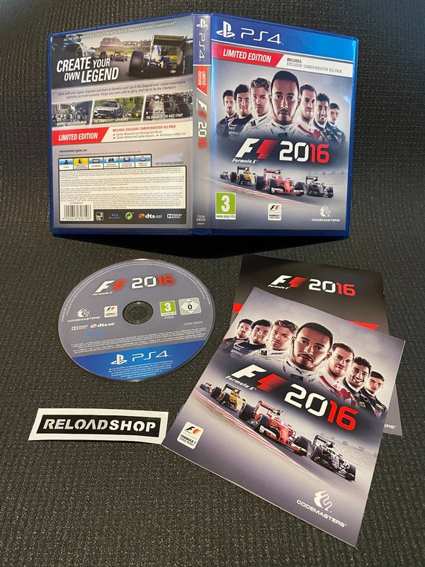 F1 2016 Limited Edition PS4 (käytetty)