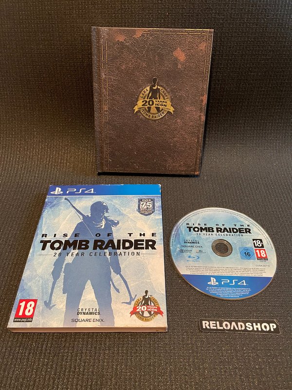 Rise of The Tomb Raider 20 Year Celebration - Artbook Collector's Edition PS4 (käytetty)