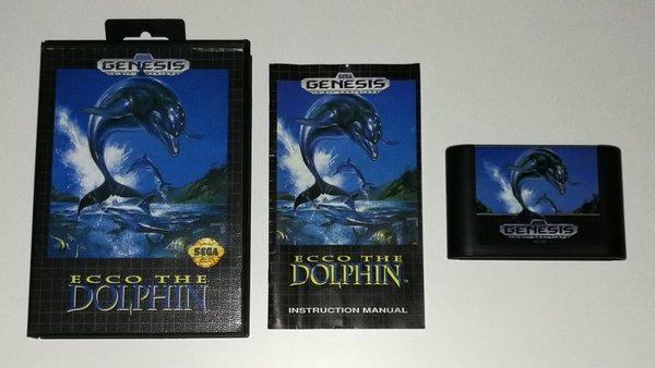 Ecco the Dolphin SEGA Mega Drive (kätetty) CiB