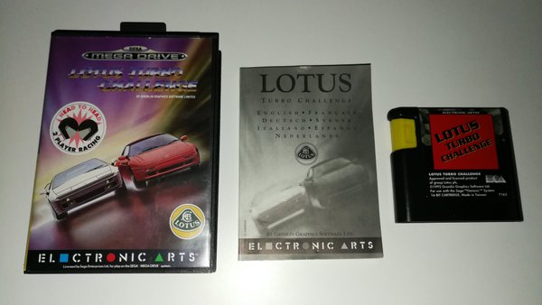 Lotus Turbo Challenge SEGA Mega Drive (kätetty) CiB