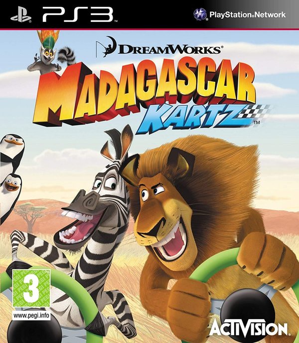Madagascar Kartz PS3 (käytetty)