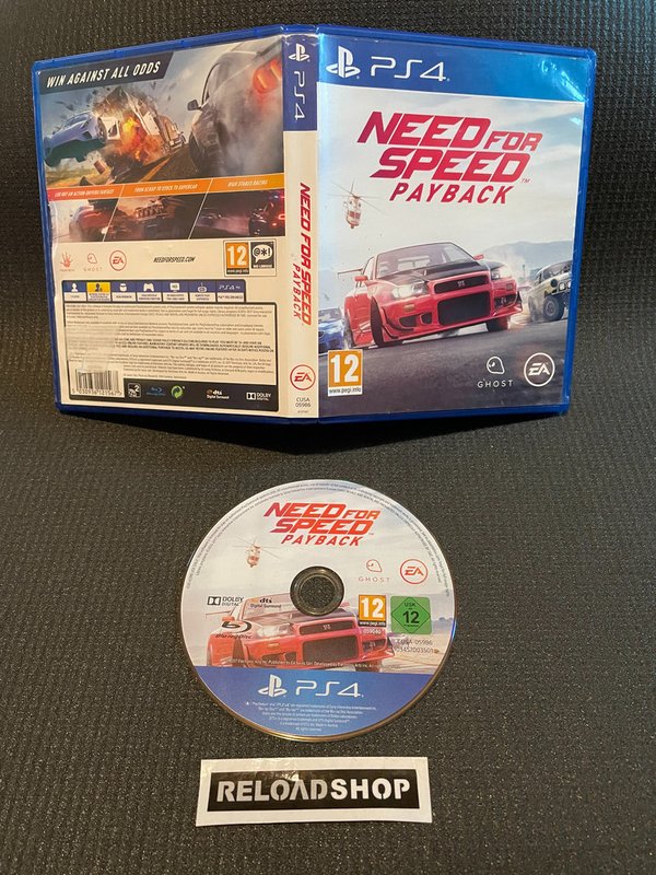 Need For Speed PayBack PS4 (käytetty)