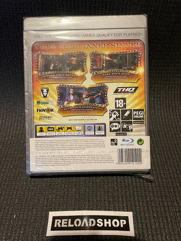 Saints Row 2 Platinum PS3 - UUSI
