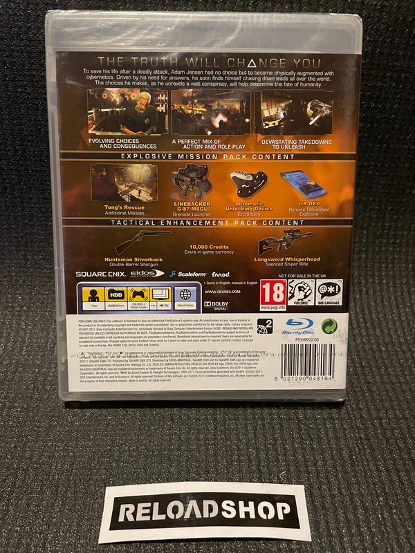 Deus Ex Human Revolution PS3 - UUSI