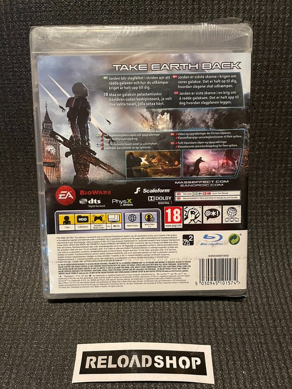 Mass Effect 3 PS3 - UUSI