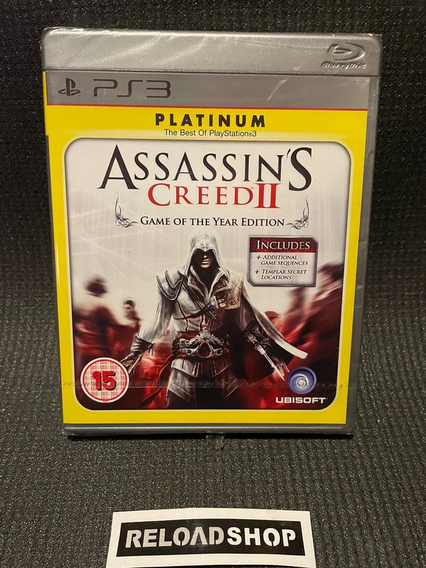 Assassin's Creed II Platinum - Game Of The Year Edition PS3 - UUSI