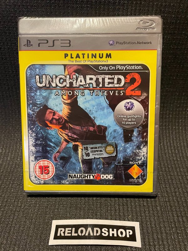 Uncharted 2 Among Thieves Platinum PS3 - UUSI