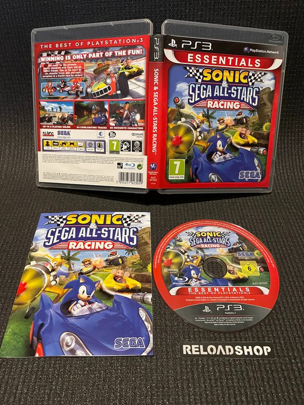 Sonic & SEGA All-Stars Racing Essentials PS3 (käytetty) CiB