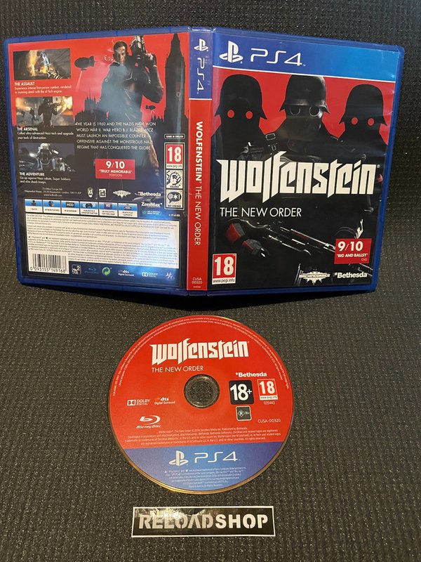 Wolfenstein The New Order PS4 (käytetty)