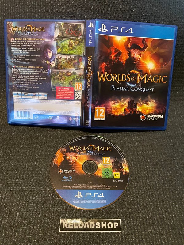 Worlds of Magic Planar Conquest PS4 (käytetty)