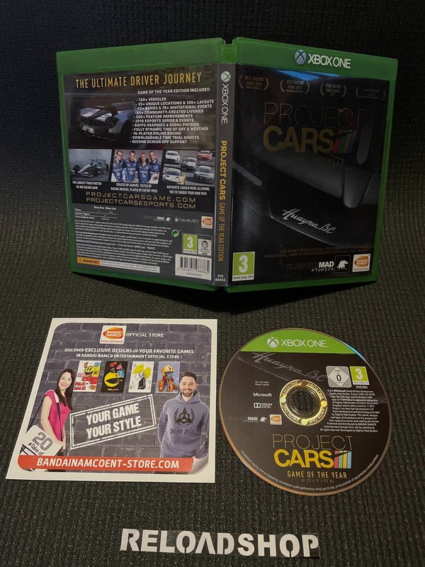 Project CARS - Game of the Year Edition Xbox One (käytetty)