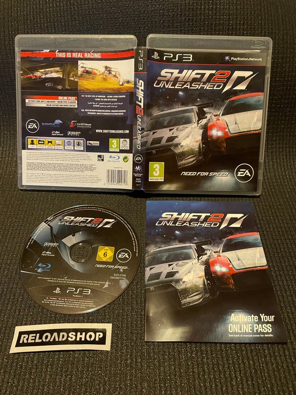 Need for Speed Shift 2 Unleashed PS3 (käytetty) CiB