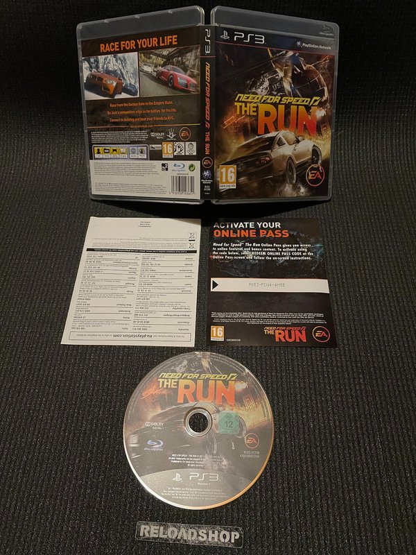 Need for Speed The Run PS3 (käytetty) CiB