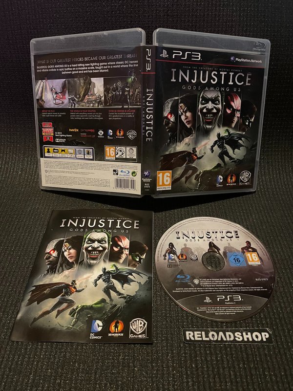 Injustice Gods Among Us PS3 (käytetty) CiB