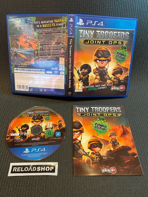 Tiny Troopers Joint Ops Zombie Edition PS4 (käytetty) CIB