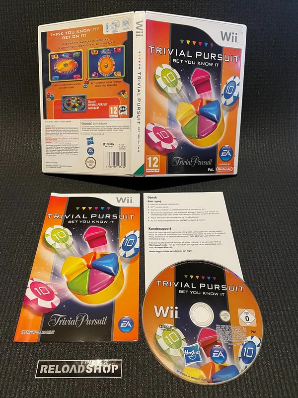 Trivial Pursuit Bet You Know It - Nordic Wii (käytetty) CIB