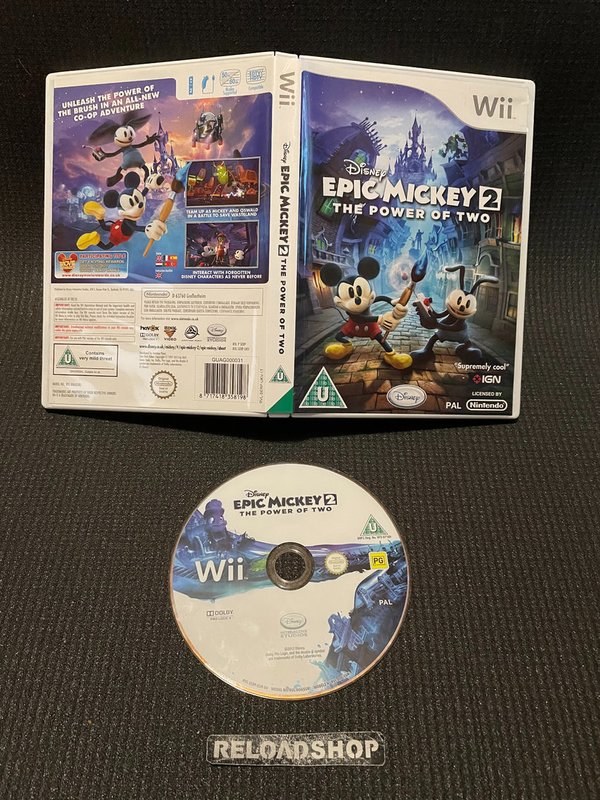 Disney Epic Mickey 2 - The Power of Two Wii (käytetty)