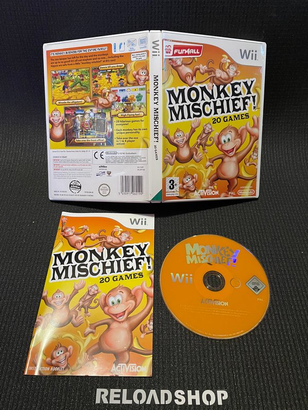 Monkey Mischief Wii (käytetty) CiB
