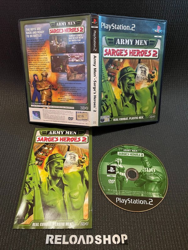 Army Men Sarge's Heroes 2 PS2 (käytetty) CiB