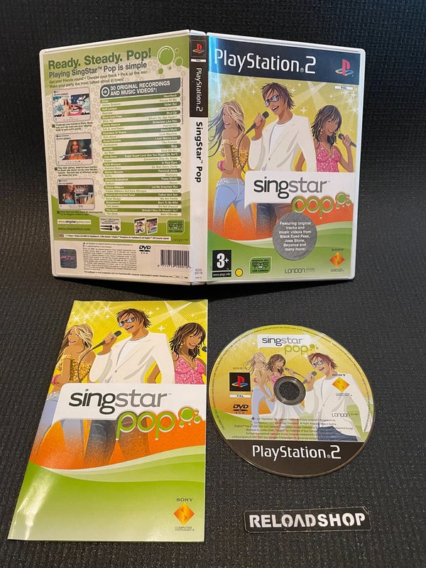 SingStar Pop PS2 (käytetty) CiB