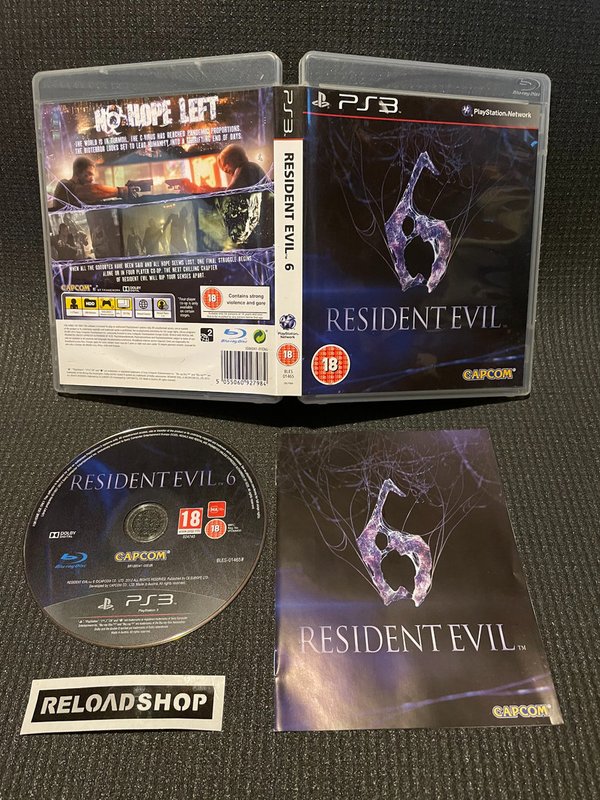 Resident Evil 6 PS3 (käytetty) CiB