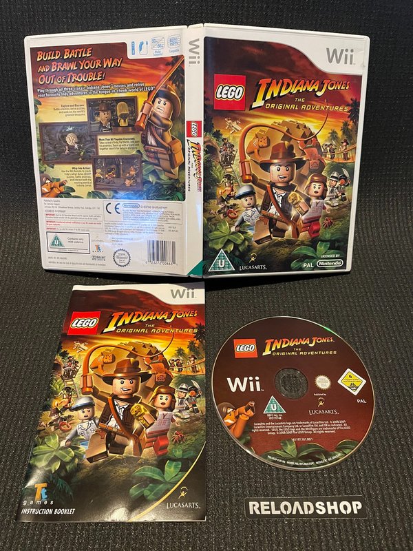 LEGO Indiana Jones The Original Adventures Wii (käytetty) CiB
