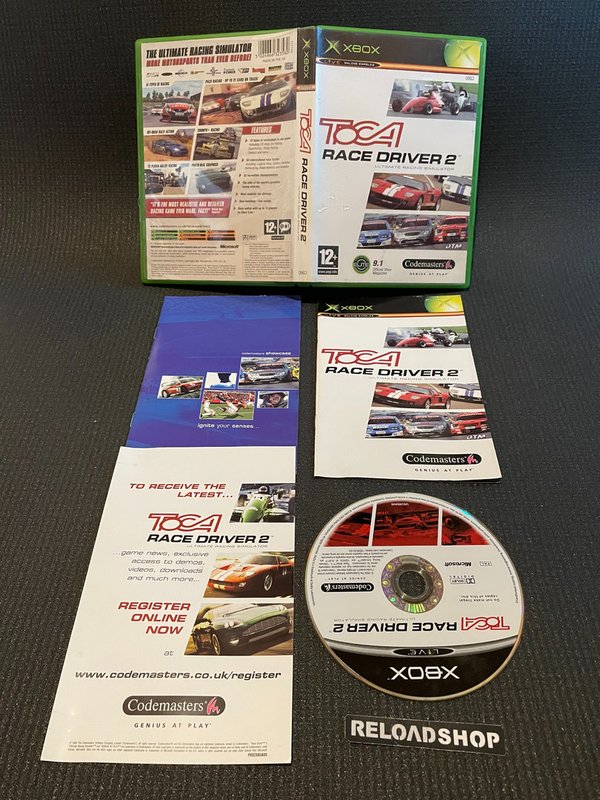 TOCA Race Driver 2 Xbox (käytetty) CiB