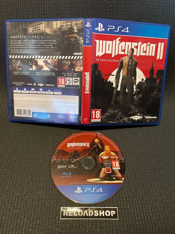 Wolfenstein II The New Colossus PS4 (käytetty)