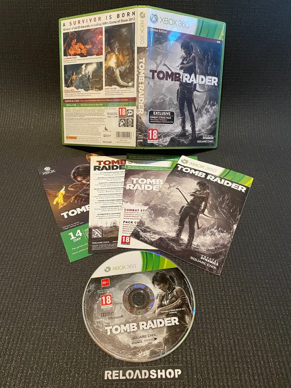 Tomb Raider - Combat Edition Xbox 360 (käytetty) CiB