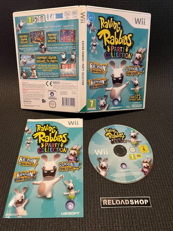 Raving Rabbids Party Collection Wii (käytetty) CiB