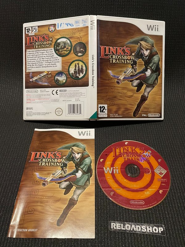 Link's Crossbow Training Wii (käytetty) CiB