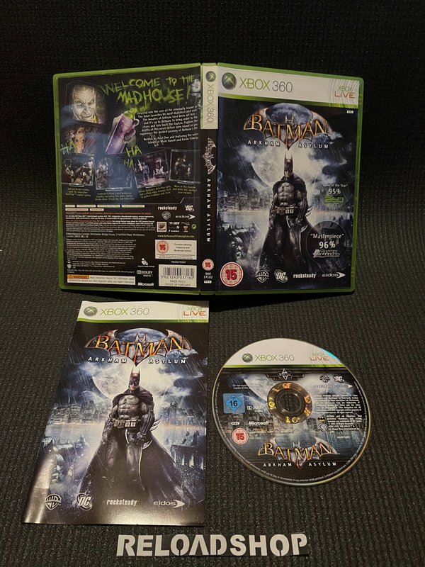 Batman Arkham Asylum Xbox 360 (käytetty) CiB