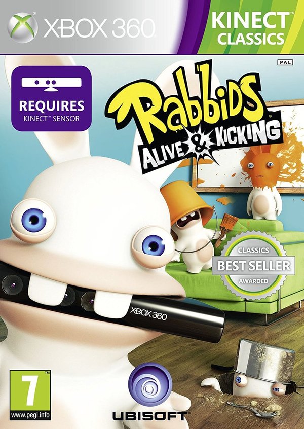 Rabbids Alive & Kicking Xbox 360 (käytetty) CiB