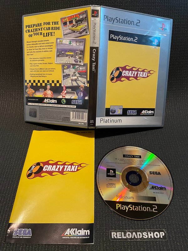 Crazy Taxi Platinum PS2 (käytetty) CiB