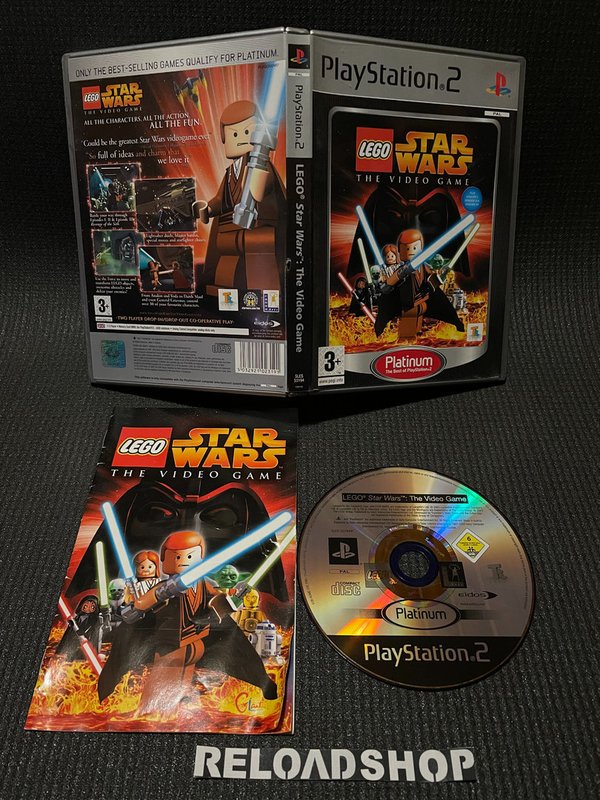 LEGO Star Wars The Video Game Platinum PS2 (käytetty) CiB