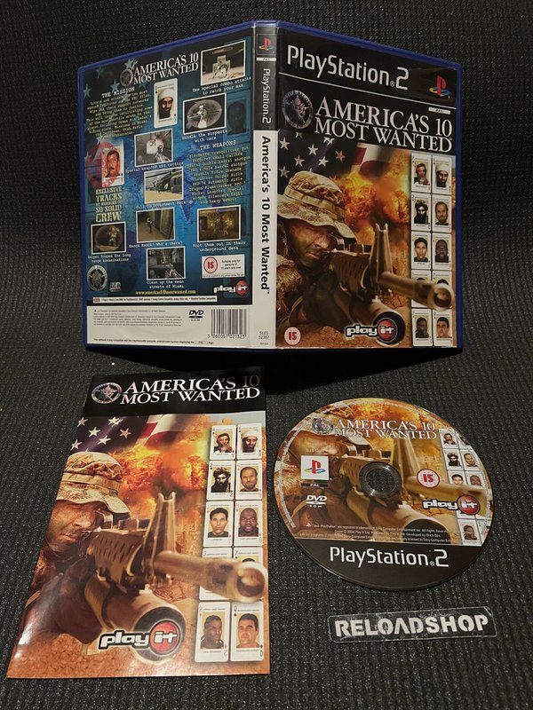 America's 10 Most Wanted PS2 (käytetty) CiB