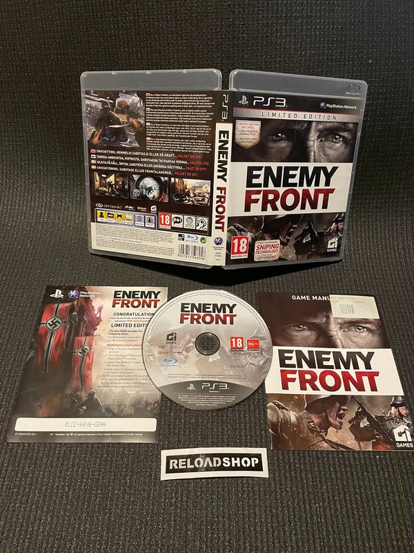 Enemy Front Limited Edition - Nordic PS3 (käytetty) CiB