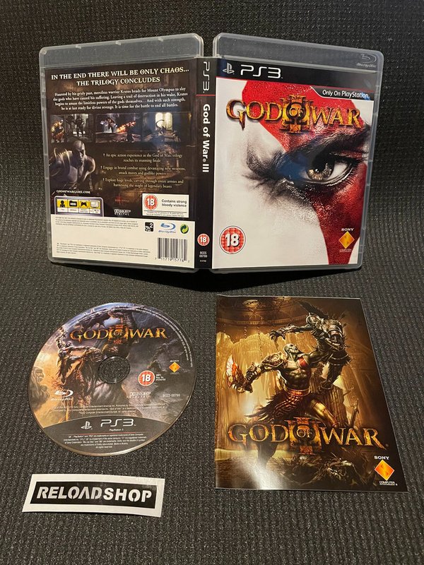 God of War III PS3 (käytetty) CiB