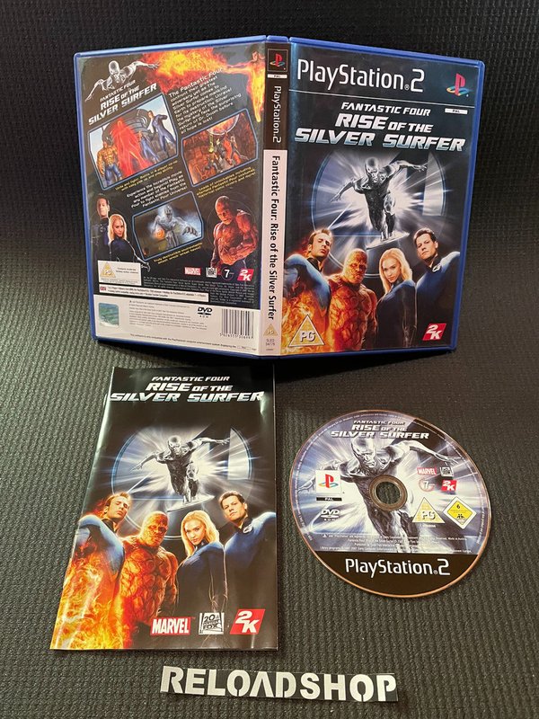 Fantastic Four Rise of The Silver Surfer PS2 (käytetty) CiB