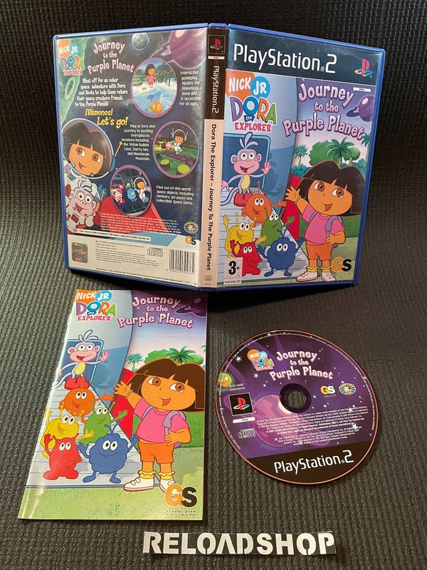 Dora the Explorer Journey To The Purple Planet PS2 (käytetty) CiB