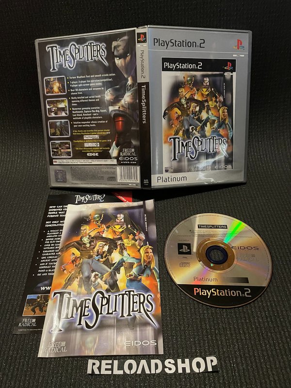 Timesplitters Platinum PS2 (käytetty) CiB